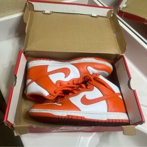 2021 Orange Syracuse Dunk Retro Hightop
